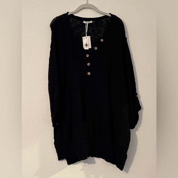 Stitchdrop Henley Sweater - Picture 2 of 6